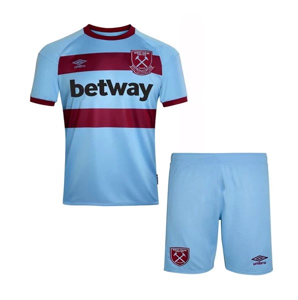 Maglia West Ham United Away Bambino 20/21 Blu